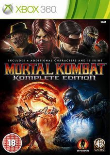 Mortal Kombat 9 Komplete (Complete) Edition XBOX 360 PAL Game UNCUT
