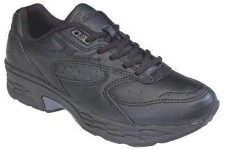 Spira Mens Black Classic Leather Walking Shoes Sizes 8   13 & 14 