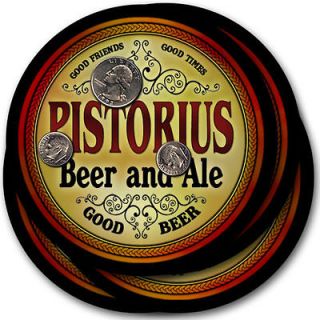 pistorius s beer ale coasters 4 pack 