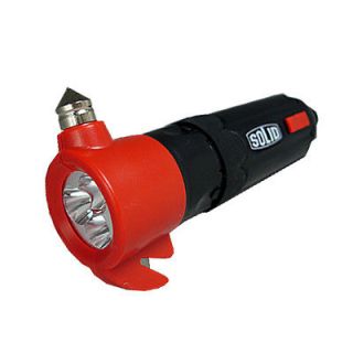   Emergency Tool with Hammer, Flashlight, Seatbelt Cutter & Screwdrivers