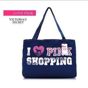 Victorias Secret Love Pink Weekend Shopping Beach Shoulder Bag Tote