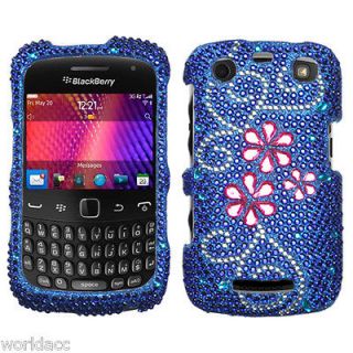 Blackberry 9350 9360 Curve Apollo Sedona Hard Case Blue Cover Juicy 