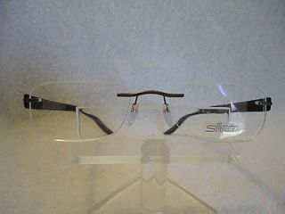 Silhouette Flashlights 7734 in Smoky Grey (6054) Eyeglass Eyewear NR