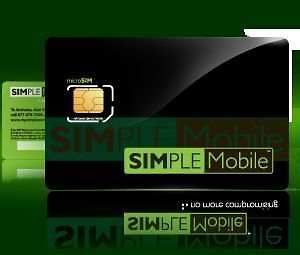 Simple Mobile Micro Sim Card for iPhone 4 4s GSM Prepaid NEW NEVER 