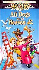 all dogs go to heaven 2 vhs video clamshell time