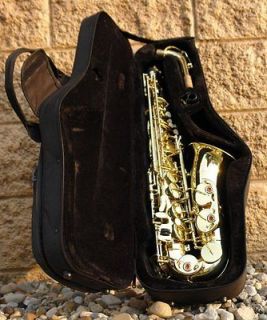 New 2010 ALTO Saxophone Sax w/ Case & Yamaha Care Kit ♫♫♫♫ WHY 