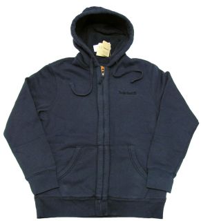 TIMBERLAND Mens Sherpa Fleece Lined Hoodie Jacket NWT ~Black, Navy, or 