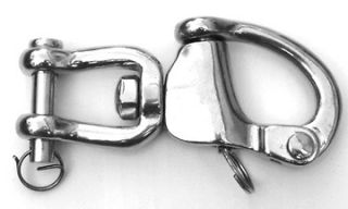 new stainless steel tack shackle w clevis 3 1 2