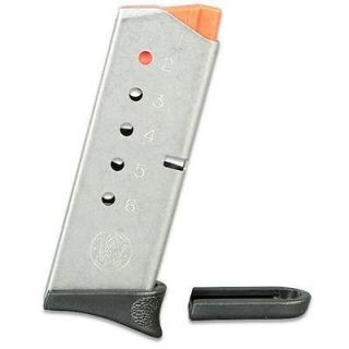Smith & Wesson Mag 380ACP 6Rd Stainless Bodyguard 380 # 19930 UPC 