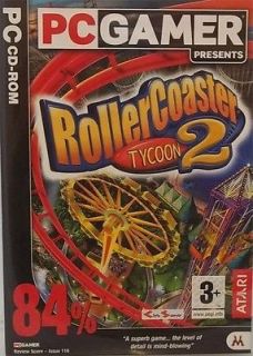 roller coaster tycoon 2 pc game sim new sealed ships