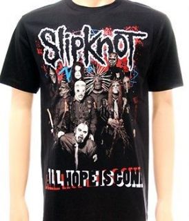 slipknot vintage black t shirt sz l rock band music rider