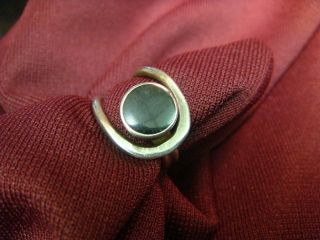 mexico sterling silver black onyx ring size 5 signed time