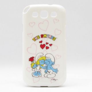 New Smurf Couple Jelly Case for Samsung GALAXY S 3 III S3 i9300 i747 
