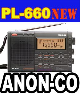   PLL FM/Stereo MW LW SW SSB AIR Band BLACK COLOR PL 660 radio