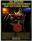 Simmons Electronic Drums Vintage Magazine Ad ’84 Bill B