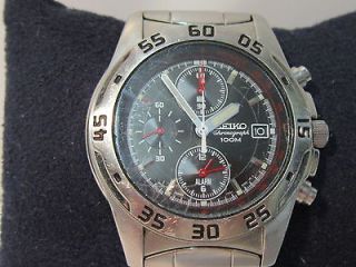 SEIKO 7T62 OCDO CHRONOGRAPH WATCH 100m Water Resistant ( GREAT TIME 