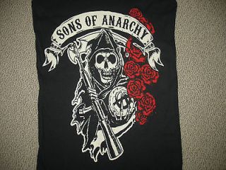 sons of anarchy ladies beater top exlarge black reaper roses