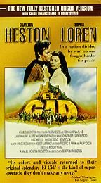 El Cid VHS, 1999, 2 Tape Set, Restored Uncut Version