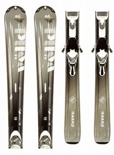 Volkl Attiva Tierra 154cm Womens Carving Skis with Bindings 2012 NEW