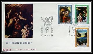 fdc vatican 1976 paintings rafael from netherlands 
