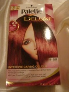 Schwarzkopf PALETTE DELUXE Hair Colour Dye 4 88 INTENSIVE DARK RED
