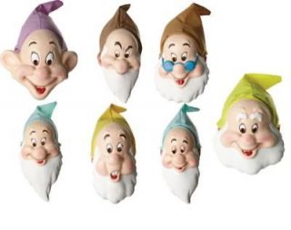 disney snow white seven dwarfs 7 dwarf face masks set  67 