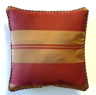 BAROQUE Decorative Pillow Cover Stripe Size 17x 17 Square NIP