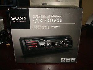 Sony CDX GT56UI CD  Car Stereo iPod 2 3 TOUCH USB AUX COMPATIBLE 