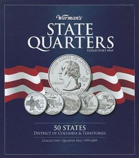 Warmans State Quarter Collectors Map by Warmans Staff 2010 