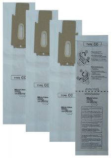 Newly listed 4 Oreck CC XL Upright Vacuum Cleaner Bags Micro Lined