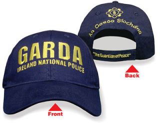 GARDA IRELAND IRISH NATIONAL POLICE BASEBALL STYLE HAT CAP   BNWT 