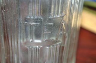 sellers hoosier kitchen glassware tea jar by sneath w lid