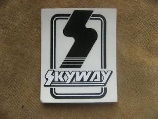 skyway 1980 s bmx bike badge decal sticker nos ta