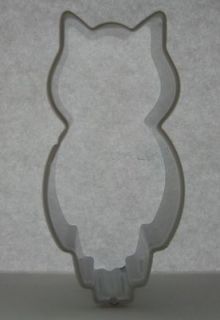 owl cookie cutter 3 25 inch white 