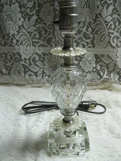 vintage retro glass table lamp  14 99