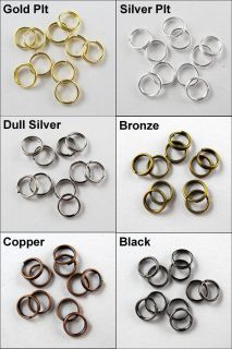 Wholesale Split Ring DOUBLE 4mm,5mm,6mm,8mm,10mm,12mm,14mm 6Colors 1 