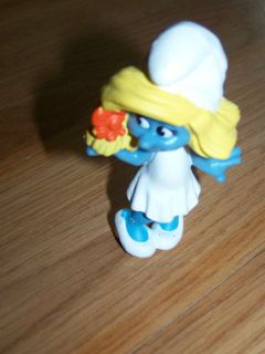 The Smurfs Smurfett Smurf Doll PVC Figure from McDonalds 2011 Cake 
