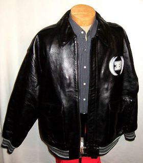 PHAT FARM NEW YORK Leather Jacket/Coat 3XL**$650**EXCELLENT