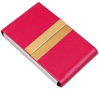 Newly listed Leatherette Stainless Steel Business Credit Card Holder 