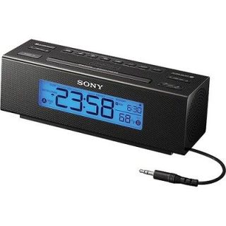 sony am fm clock radio with digital tuner 