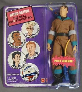THE REAL GHOSTBUSTERS RETRO ACTION ADULT COLLECTOR PETER VENKMAN 