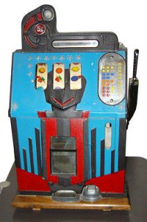 original 1940 s era mills 5 cent slot machine time
