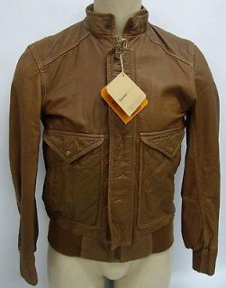 Timberland Mens Leather Jacket XS 55413 915 (U/S Rail 41)