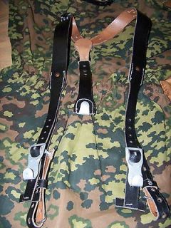 ww2 german reproduction leather y straps  30