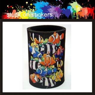 clown fish printed stubby cooler from australia 