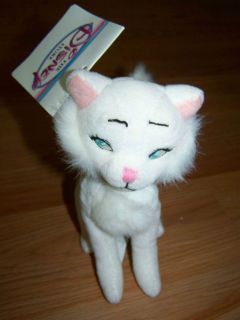   Aristocats Duchess White Mother Kitty Cat Bean Bag Plush Animal New
