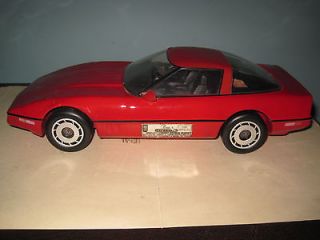 jim beam decanter car 1984 corvette red 