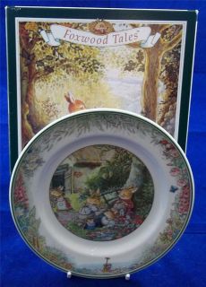 Villeroy & and Boch FOXWOOD TALES SUMMER boxed side / bread plate MINT 