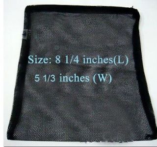 Newly listed 5PC Zip Filter Bag Net for Aquarium Pond Filtration Media 