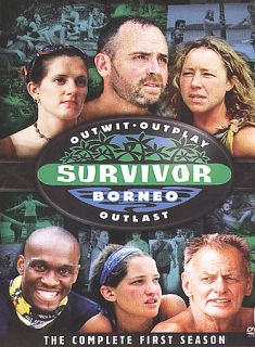 Survivor   Borneo The Complete First Season DVD, 2004, 5 Disc Set 